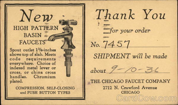 New High Pattern Basin Faucets - The Chicago Faucet Company