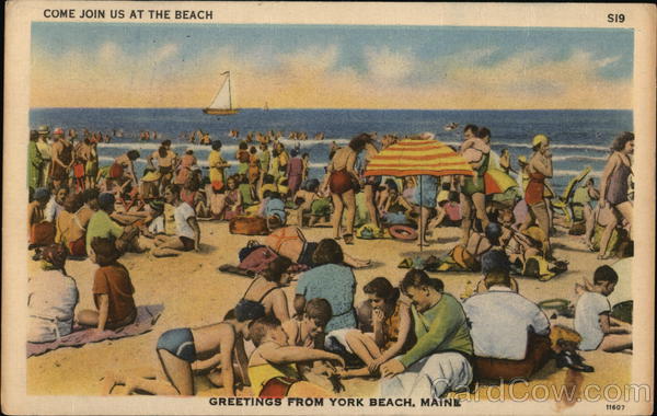 Greetings From York Beach, Maine