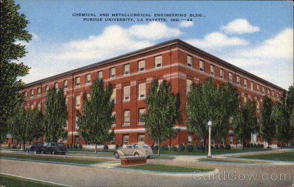 Chemical and Metallurgical Engineering Bldg., Purdue University Lafayette Indiana