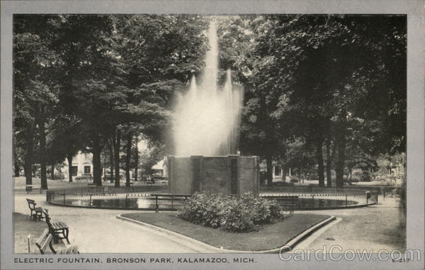 Electric Fountain, Bronson Park Kalamazoo Michigan