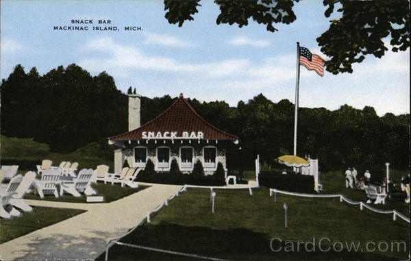 Snack Bar Mackinac Island Michigan Emerson Dufina