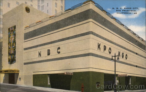 N.B.C. Radio City San Francisco California