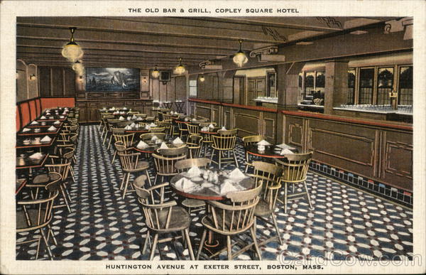 The Old Bar & Grill, The Copley Square Hotel Boston Massachusetts