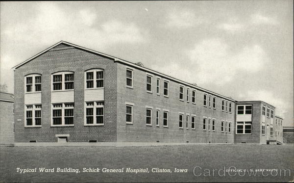 Typical Ward Building Schick General Hospital Clinton Iowa