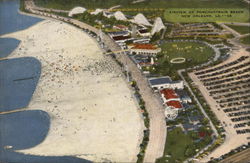Airview of Ponchartrain Beach New Orleans, LA Postcard Postcard Postcard