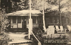 Pine Haven Tourist Resort Gift Shop and Tea Room Postcard