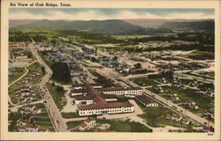 Air View of Oak Ridge, Tenn. Postcard