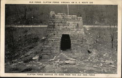 Old Forge, Clifton Forge, Virginia Postcard