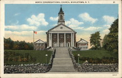North Congregational Church Postcard