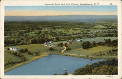 Pocatello Lake and Golf Course Middletown, NY Postcard Postcard Postcard