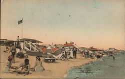 Rogers Bathing Beach Postcard