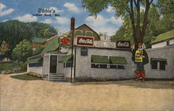 Tibbie's Restaurant Indianford, WI Postcard Postcard Postcard