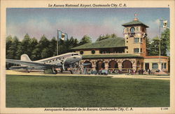 La Aurora National Airport, Guatemala City, C. A. Central America Postcard Postcard Postcard