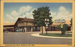 Greyhound Post House Postcard