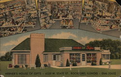 Hebner's House of Gifts Rockford, IL Postcard Postcard Postcard