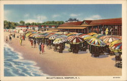 Bailey's Beach Newport, RI Postcard Postcard Postcard