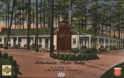 Rittenhouse Motor Lodge Cape Charles, VA Postcard Postcard Postcard