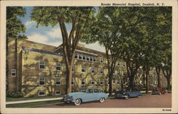 Brooks Memorial Hospital Postcard