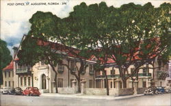 View of Post Office St. Augustine, FL Postcard Postcard Postcard