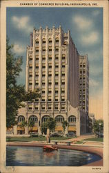 Chamber of Commerce Building Indianapolis, IN Postcard Postcard Postcard