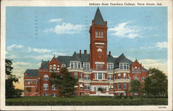Indiana State Teachers College, Terre Haute, Ind. Postcard Postcard Postcard
