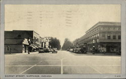 Market Street Nappanee, IN Postcard Postcard Postcard