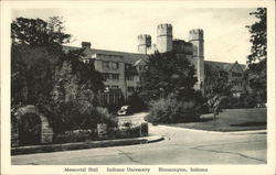 Memorial Hall, Indiana University Bloomington, IN Postcard Postcard Postcard