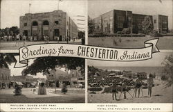 Greetings from Chesterton, Indiana Postcard