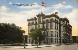 La Salle County Court House Postcard