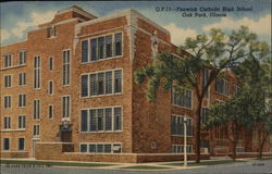 Fenwick Catholic High School Oak Park, IL Postcard Postcard Postcard