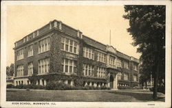 High School Monmouth, IL Postcard Postcard Postcard