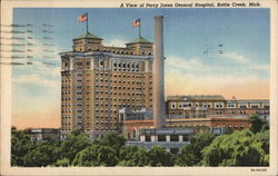 Percy Jones General Hospital Battle Creek, MI Postcard Postcard Postcard