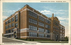 Houghton High School Michigan Postcard Postcard Postcard