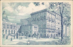 Hotel Bellevue, Beacon Hill Postcard