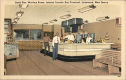 Soda Bar, Waiting Room, Interior Lincoln Bus Terminal Soda Bar, Waiting Room, Interior Lincoln Bus Terminal