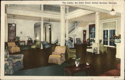 The Lobby, The Elder Hotel Postcard