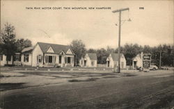 Twin Peak Motor Court Postcard