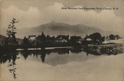 Most Mountain from Pequawket Pond Conway, NH Postcard Postcard Postcard