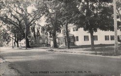 Main Street Looking North Postcard