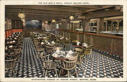 The Old Bar & Grill, The Copley Square Hotel Postcard