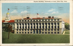 Physics Building, University of Iowa Postcard