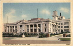 Homestead Building Postcard