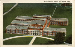 Roosevelt High School Des Moines, IA Postcard Postcard Postcard