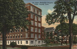 St. Luke's Methodist Hospital Cedar Rapids, IA Postcard Postcard Postcard