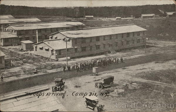 Troops Arriving, Camp Dix Fort Dix New Jersey