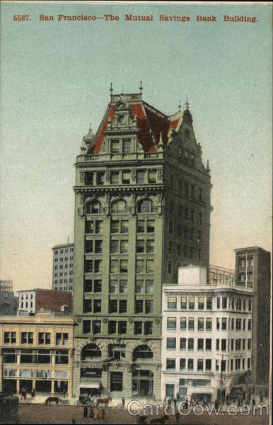 The Mutual Savings Bank Building San Francisco California