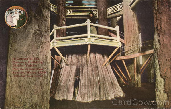A Corner of the Forestry Building, Official Post Card