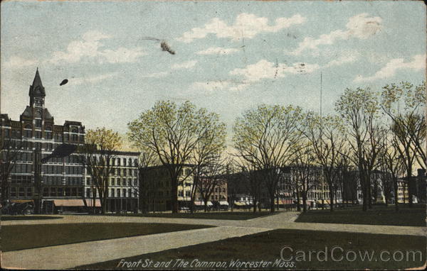 Front Street and the Common Worcester Massachusetts