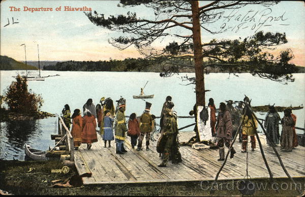 The Departure of Hiawatha Native Americana