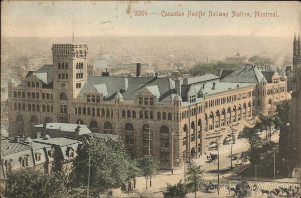 Canadian Pacific Railway Station Montreal QC Canada